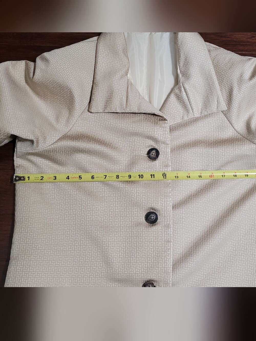 Beige Women's Single-Breasted Trench Coat - Picture 7 of 10